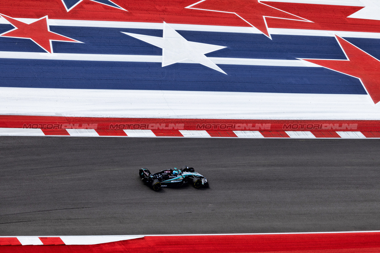 GP STATI UNITI, George Russell (GBR) Mercedes AMG F1 W15.

19.10.2024. Formula 1 World Championship, Rd 19, United States Grand Prix, Austin, Texas, USA, Sprint e Qualifiche Day.

 - www.xpbimages.com, EMail: requests@xpbimages.com © Copyright: Rew / XPB Images