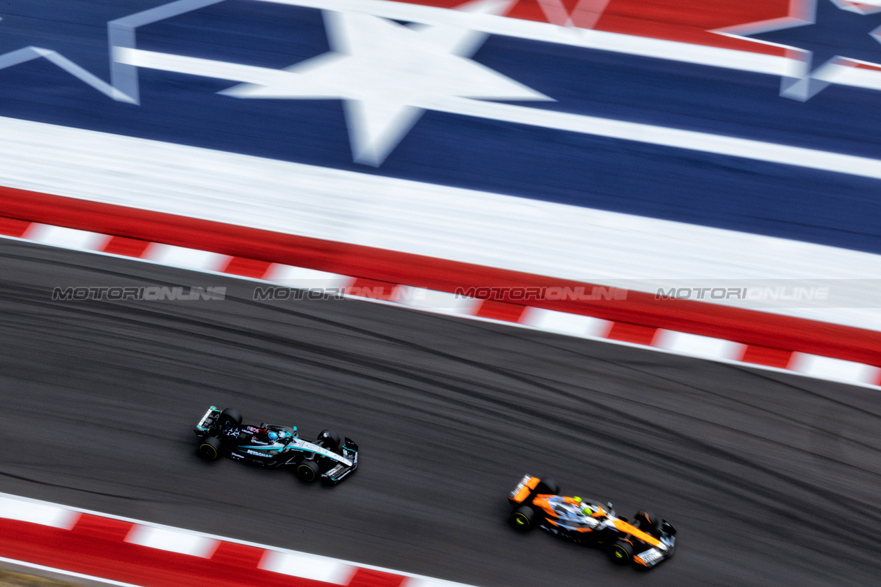 GP STATI UNITI, George Russell (GBR) Mercedes AMG F1 W15.

19.10.2024. Formula 1 World Championship, Rd 19, United States Grand Prix, Austin, Texas, USA, Sprint e Qualifiche Day.

 - www.xpbimages.com, EMail: requests@xpbimages.com © Copyright: Rew / XPB Images