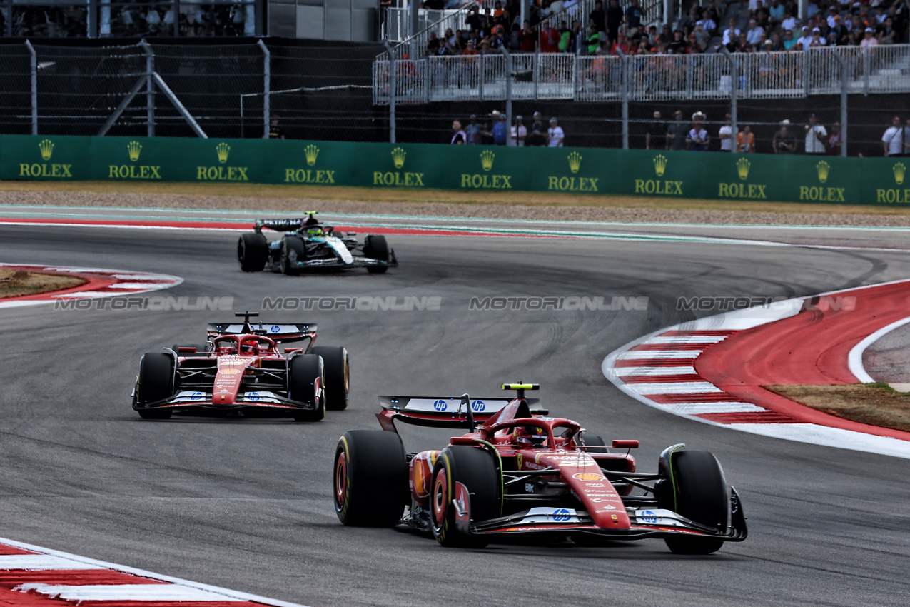 GP STATI UNITI, Carlos Sainz Jr (ESP) Ferrari SF-24.

19.10.2024. Formula 1 World Championship, Rd 19, United States Grand Prix, Austin, Texas, USA, Sprint e Qualifiche Day.

 - www.xpbimages.com, EMail: requests@xpbimages.com © Copyright: Coates / XPB Images