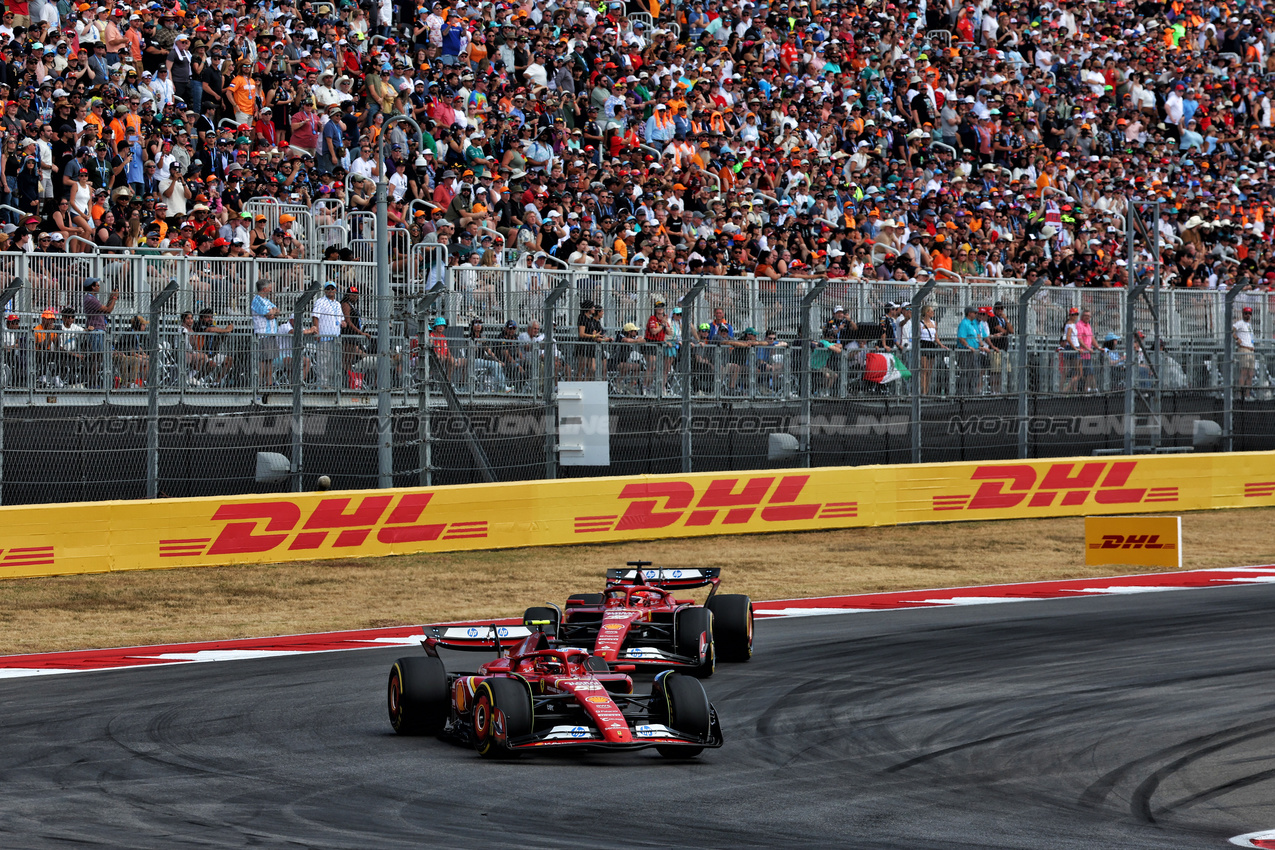 GP STATI UNITI, Carlos Sainz Jr (ESP) Ferrari SF-24.

19.10.2024. Formula 1 World Championship, Rd 19, United States Grand Prix, Austin, Texas, USA, Sprint e Qualifiche Day.

 - www.xpbimages.com, EMail: requests@xpbimages.com © Copyright: Coates / XPB Images