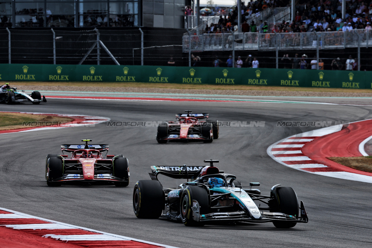 GP STATI UNITI, George Russell (GBR) Mercedes AMG F1 W15.

19.10.2024. Formula 1 World Championship, Rd 19, United States Grand Prix, Austin, Texas, USA, Sprint e Qualifiche Day.

 - www.xpbimages.com, EMail: requests@xpbimages.com © Copyright: Coates / XPB Images