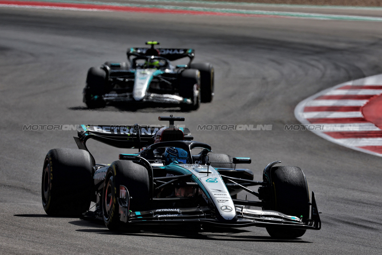 GP STATI UNITI, George Russell (GBR) Mercedes AMG F1 W15.

19.10.2024. Formula 1 World Championship, Rd 19, United States Grand Prix, Austin, Texas, USA, Sprint e Qualifiche Day.

 - www.xpbimages.com, EMail: requests@xpbimages.com © Copyright: Coates / XPB Images