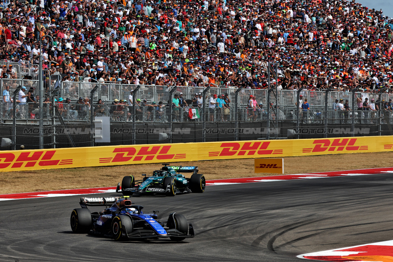 GP STATI UNITI, Franco Colapinto (ARG) Williams Racing FW46.

19.10.2024. Formula 1 World Championship, Rd 19, United States Grand Prix, Austin, Texas, USA, Sprint e Qualifiche Day.

 - www.xpbimages.com, EMail: requests@xpbimages.com © Copyright: Coates / XPB Images