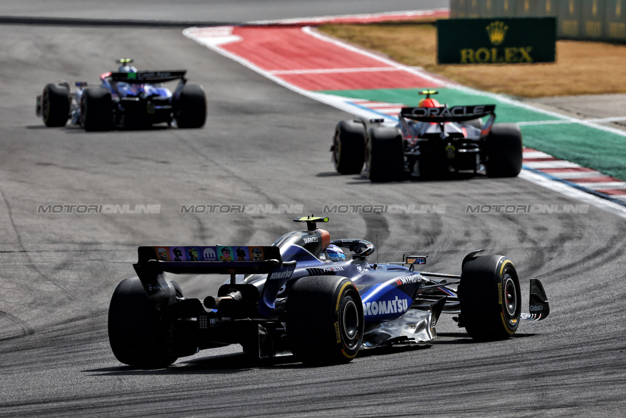 GP STATI UNITI, Franco Colapinto (ARG) Williams Racing FW46.

19.10.2024. Formula 1 World Championship, Rd 19, United States Grand Prix, Austin, Texas, USA, Sprint e Qualifiche Day.

 - www.xpbimages.com, EMail: requests@xpbimages.com © Copyright: Coates / XPB Images