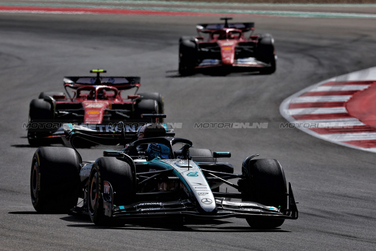 GP STATI UNITI, George Russell (GBR) Mercedes AMG F1 W15.

19.10.2024. Formula 1 World Championship, Rd 19, United States Grand Prix, Austin, Texas, USA, Sprint e Qualifiche Day.

 - www.xpbimages.com, EMail: requests@xpbimages.com © Copyright: Coates / XPB Images