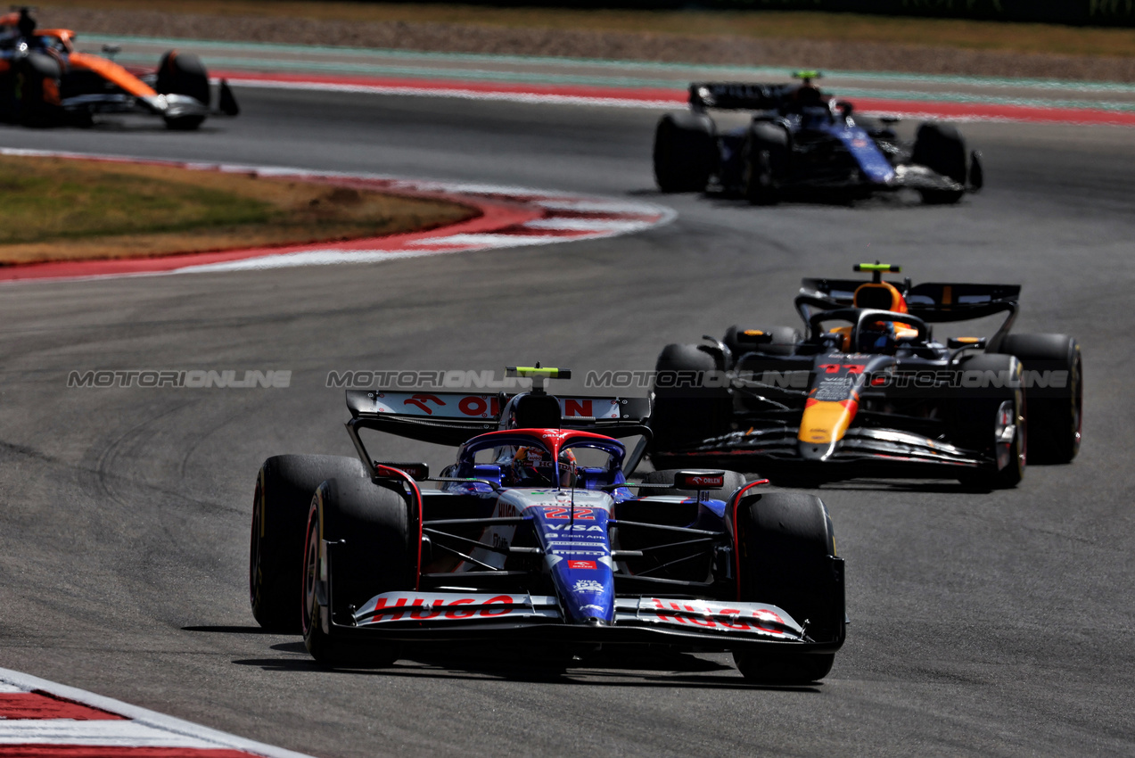 GP STATI UNITI, Yuki Tsunoda (JPN) RB VCARB 01.

19.10.2024. Formula 1 World Championship, Rd 19, United States Grand Prix, Austin, Texas, USA, Sprint e Qualifiche Day.

 - www.xpbimages.com, EMail: requests@xpbimages.com © Copyright: Coates / XPB Images