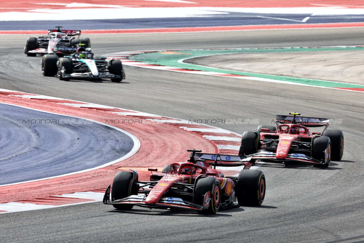 GP STATI UNITI, Charles Leclerc (MON) Ferrari SF-24.

19.10.2024. Formula 1 World Championship, Rd 19, United States Grand Prix, Austin, Texas, USA, Sprint e Qualifiche Day.

- www.xpbimages.com, EMail: requests@xpbimages.com © Copyright: Batchelor / XPB Images