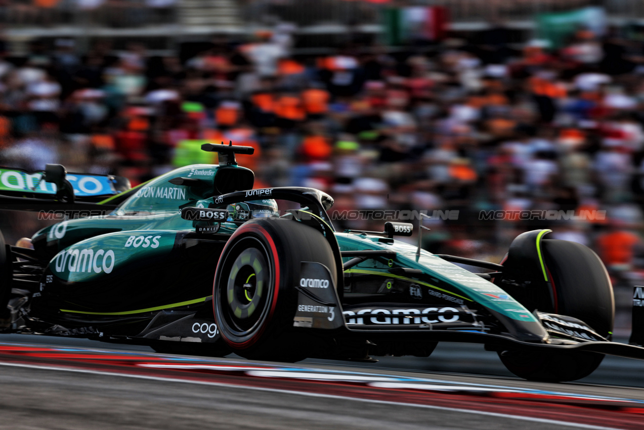 GP STATI UNITI, Lance Stroll (CDN) Aston Martin F1 Team AMR24.

19.10.2024. Formula 1 World Championship, Rd 19, United States Grand Prix, Austin, Texas, USA, Sprint e Qualifiche Day.

 - www.xpbimages.com, EMail: requests@xpbimages.com © Copyright: Coates / XPB Images