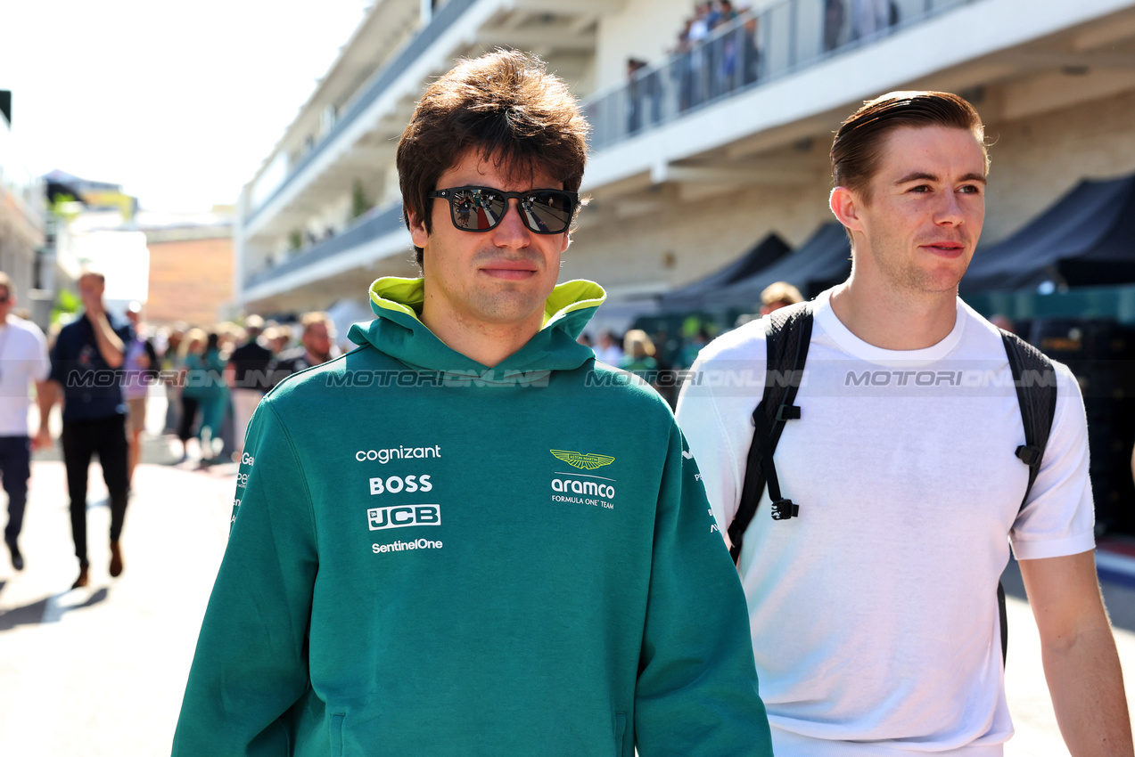 GP STATI UNITI, Lance Stroll (CDN) Aston Martin F1 Team.

19.10.2024. Formula 1 World Championship, Rd 19, United States Grand Prix, Austin, Texas, USA, Sprint e Qualifiche Day.

- www.xpbimages.com, EMail: requests@xpbimages.com © Copyright: Bearne / XPB Images