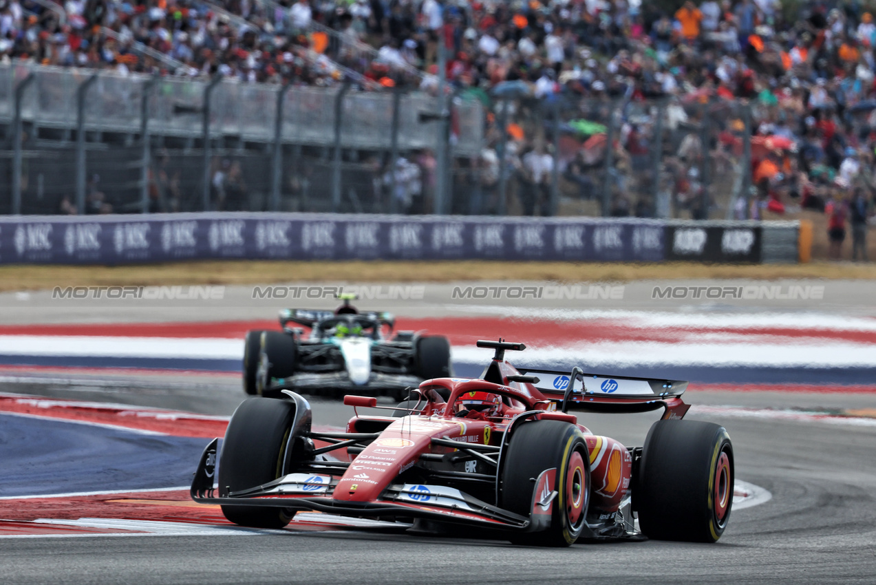 GP STATI UNITI, Charles Leclerc (MON) Ferrari SF-24.

19.10.2024. Formula 1 World Championship, Rd 19, United States Grand Prix, Austin, Texas, USA, Sprint e Qualifiche Day.

- www.xpbimages.com, EMail: requests@xpbimages.com © Copyright: Batchelor / XPB Images