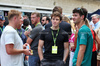 GP STATI UNITI, Marcus Armstrong (NZL) IndyCar Driver (Centre) with Jak Crawford (USA) Aston Martin F1 Team Young Driver Development Programme.

19.10.2024. Formula 1 World Championship, Rd 19, United States Grand Prix, Austin, Texas, USA, Sprint e Qualifiche Day.

- www.xpbimages.com, EMail: requests@xpbimages.com © Copyright: Moy / XPB Images