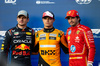 GP STATI UNITI, Qualifiche top three in parc ferme (L to R): Max Verstappen (NLD) Red Bull Racing, second; Lando Norris (GBR) McLaren, pole position; Carlos Sainz Jr (ESP) Ferrari, third.

19.10.2024. Formula 1 World Championship, Rd 19, United States Grand Prix, Austin, Texas, USA, Sprint e Qualifiche Day.

- www.xpbimages.com, EMail: requests@xpbimages.com © Copyright: Price / XPB Images