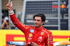 GP STATI UNITI, Carlos Sainz Jr (ESP) Ferrari celebrates his second position in Sprint parc ferme.

19.10.2024. Formula 1 World Championship, Rd 19, United States Grand Prix, Austin, Texas, USA, Sprint e Qualifiche Day.

- www.xpbimages.com, EMail: requests@xpbimages.com © Copyright: Bearne / XPB Images