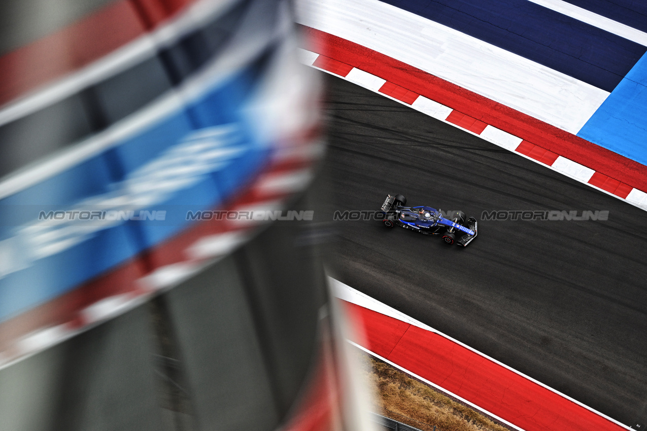 GP STATI UNITI, Alexander Albon (THA) Williams Racing FW46.

18.10.2024. Formula 1 World Championship, Rd 19, United States Grand Prix, Austin, Texas, USA, Sprint Qualifiche Day

- www.xpbimages.com, EMail: requests@xpbimages.com © Copyright: Price / XPB Images