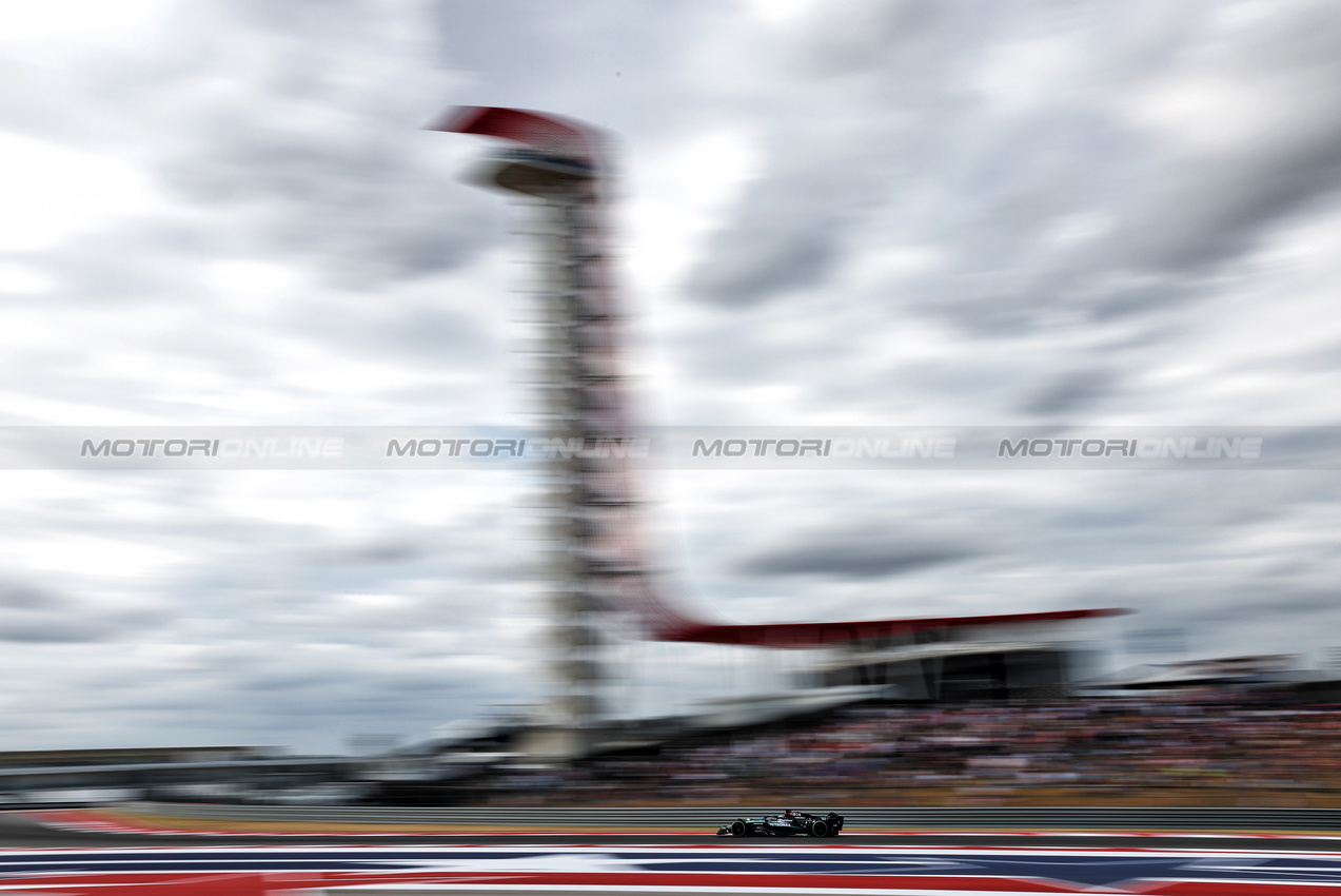 GP STATI UNITI, George Russell (GBR) Mercedes AMG F1 W15.

18.10.2024. Formula 1 World Championship, Rd 19, United States Grand Prix, Austin, Texas, USA, Sprint Qualifiche Day

 - www.xpbimages.com, EMail: requests@xpbimages.com © Copyright: Coates / XPB Images