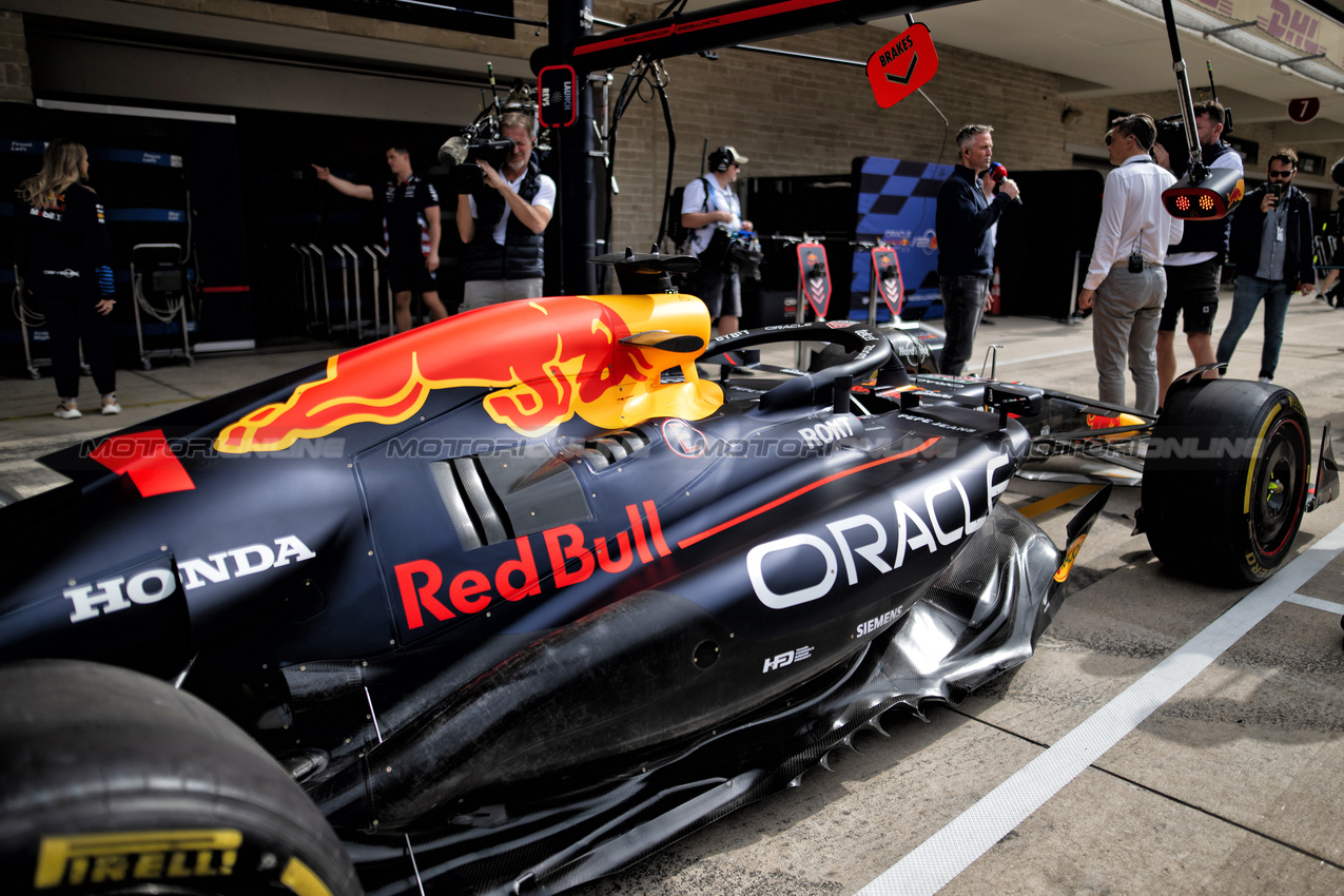 GP STATI UNITI, Red Bull Racing RB20.

18.10.2024. Formula 1 World Championship, Rd 19, United States Grand Prix, Austin, Texas, USA, Sprint Qualifiche Day

- www.xpbimages.com, EMail: requests@xpbimages.com © Copyright: Price / XPB Images