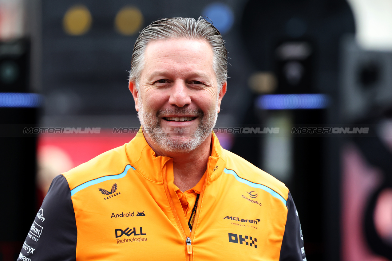 GP STATI UNITI, Zak Brown (USA) McLaren Executive Director.

18.10.2024. Formula 1 World Championship, Rd 19, United States Grand Prix, Austin, Texas, USA, Sprint Qualifiche Day

 - www.xpbimages.com, EMail: requests@xpbimages.com © Copyright: Rew / XPB Images