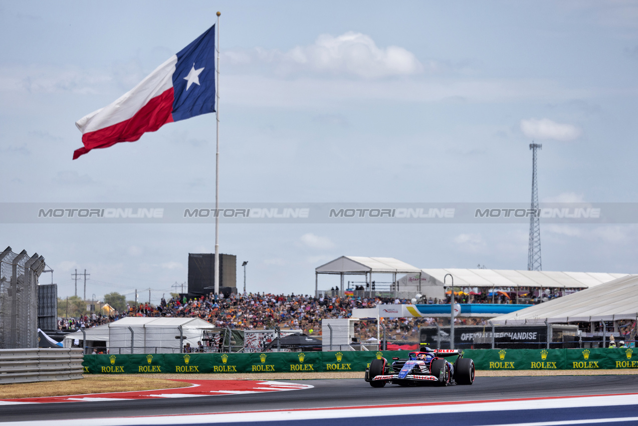 GP STATI UNITI, Yuki Tsunoda (JPN) RB VCARB 01.

18.10.2024. Formula 1 World Championship, Rd 19, United States Grand Prix, Austin, Texas, USA, Sprint Qualifiche Day

 - www.xpbimages.com, EMail: requests@xpbimages.com © Copyright: Rew / XPB Images