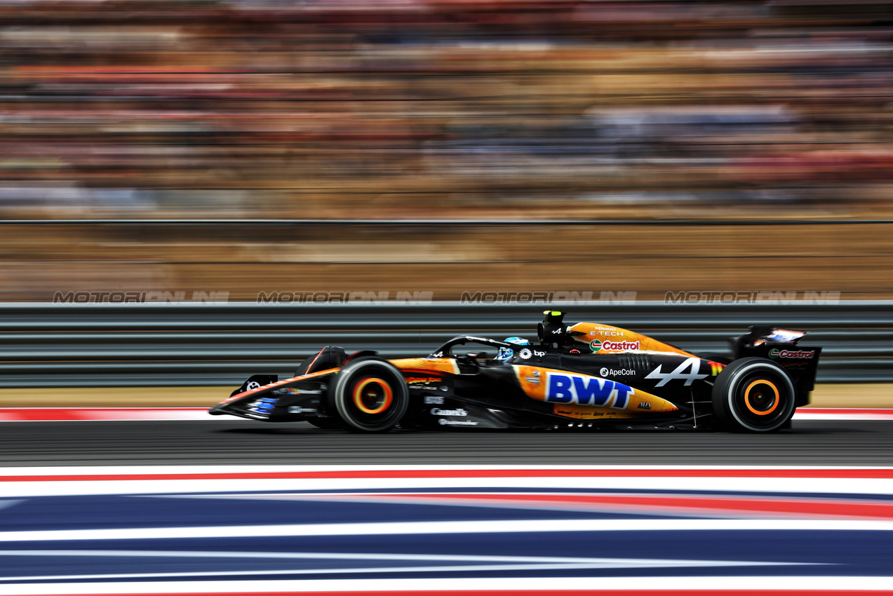 GP STATI UNITI, Pierre Gasly (FRA) Alpine F1 Team A524.

18.10.2024. Formula 1 World Championship, Rd 19, United States Grand Prix, Austin, Texas, USA, Sprint Qualifiche Day

 - www.xpbimages.com, EMail: requests@xpbimages.com © Copyright: Coates / XPB Images