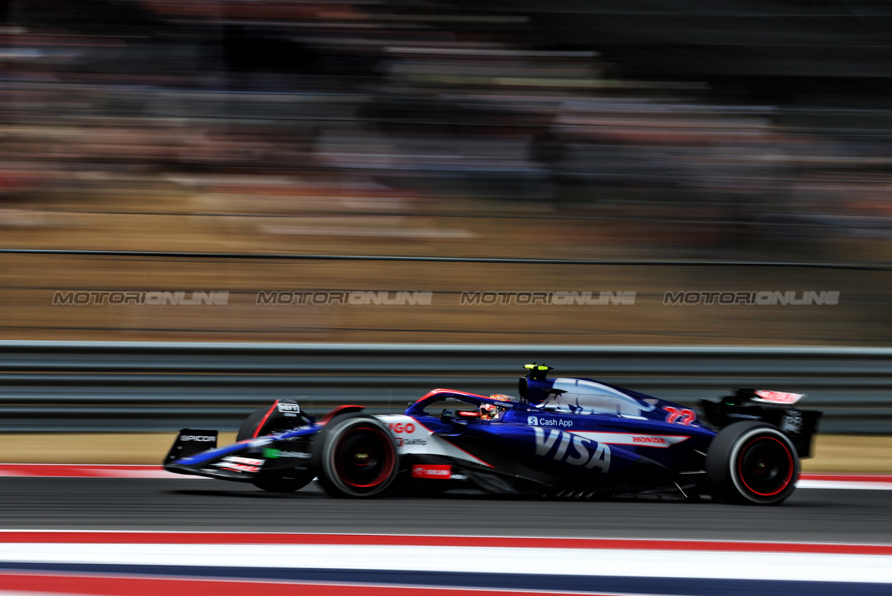 GP STATI UNITI, Yuki Tsunoda (JPN) RB VCARB 01.

18.10.2024. Formula 1 World Championship, Rd 19, United States Grand Prix, Austin, Texas, USA, Sprint Qualifiche Day

 - www.xpbimages.com, EMail: requests@xpbimages.com © Copyright: Coates / XPB Images