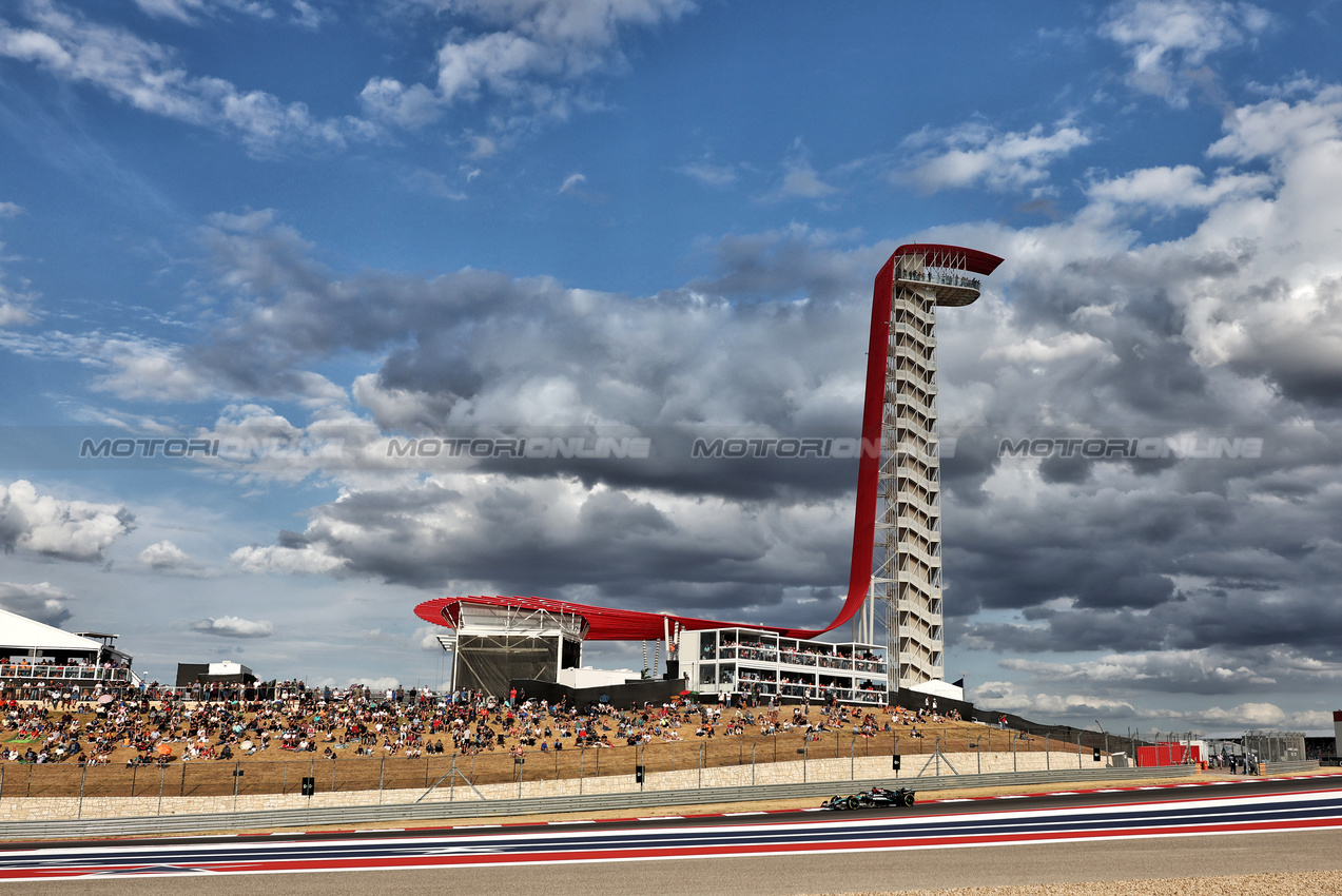 GP STATI UNITI, George Russell (GBR) Mercedes AMG F1 W15.

18.10.2024. Formula 1 World Championship, Rd 19, United States Grand Prix, Austin, Texas, USA, Sprint Qualifiche Day

- www.xpbimages.com, EMail: requests@xpbimages.com © Copyright: Moy / XPB Images