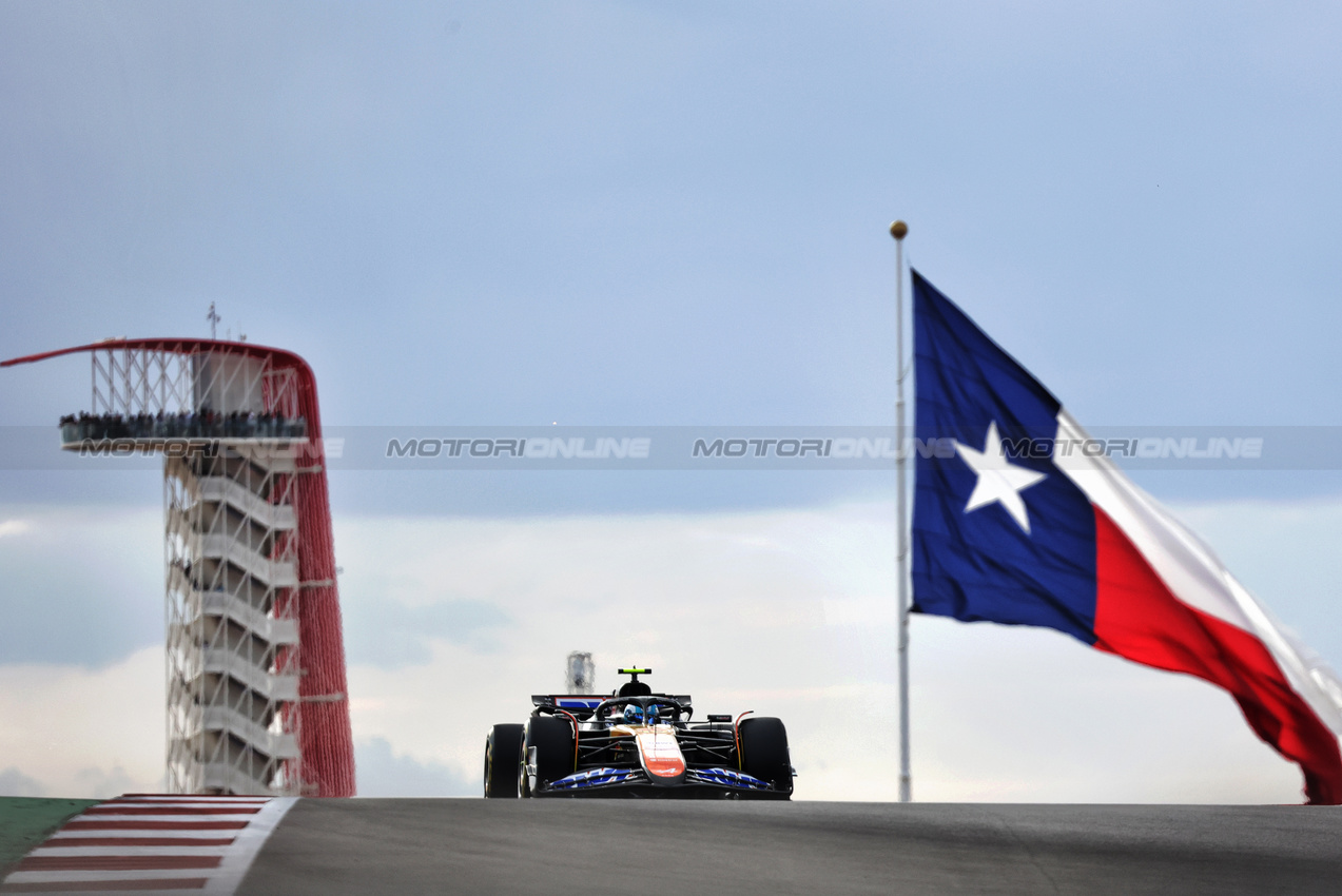 GP STATI UNITI, Pierre Gasly (FRA) Alpine F1 Team A524.

18.10.2024. Formula 1 World Championship, Rd 19, United States Grand Prix, Austin, Texas, USA, Sprint Qualifiche Day

- www.xpbimages.com, EMail: requests@xpbimages.com © Copyright: Bearne / XPB Images