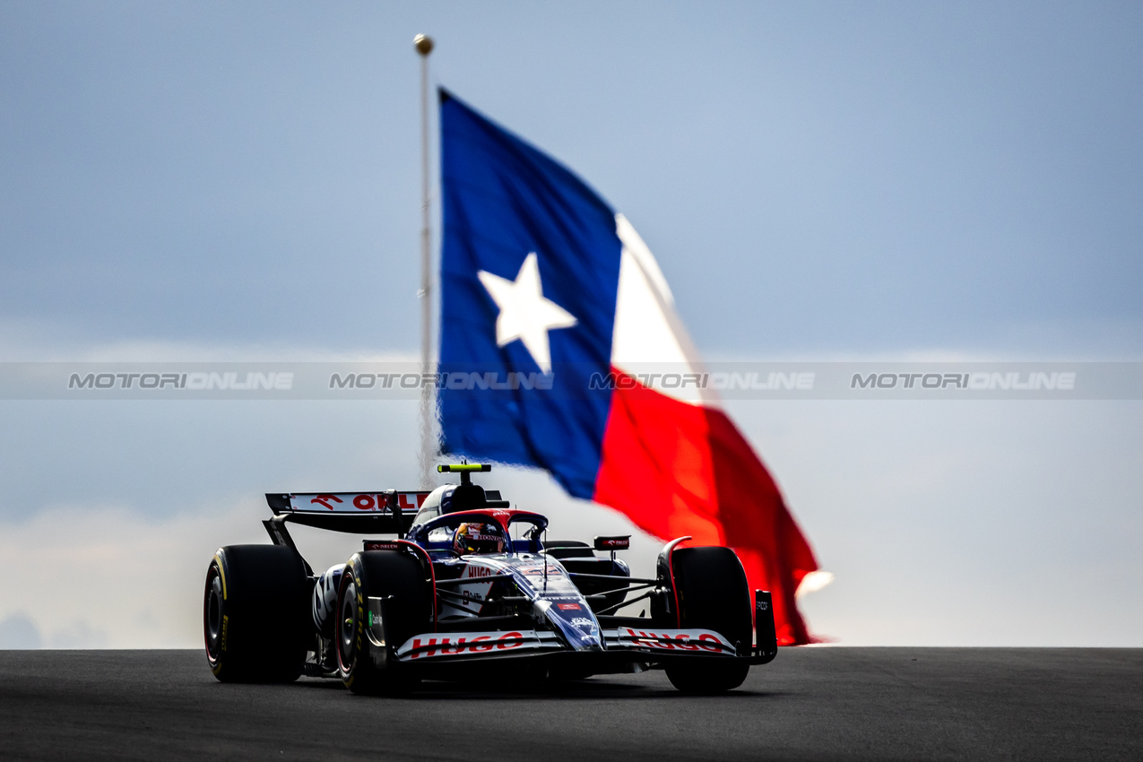 GP STATI UNITI, Yuki Tsunoda (JPN) RB VCARB 01.

18.10.2024. Formula 1 World Championship, Rd 19, United States Grand Prix, Austin, Texas, USA, Sprint Qualifiche Day

- www.xpbimages.com, EMail: requests@xpbimages.com © Copyright: Bearne / XPB Images