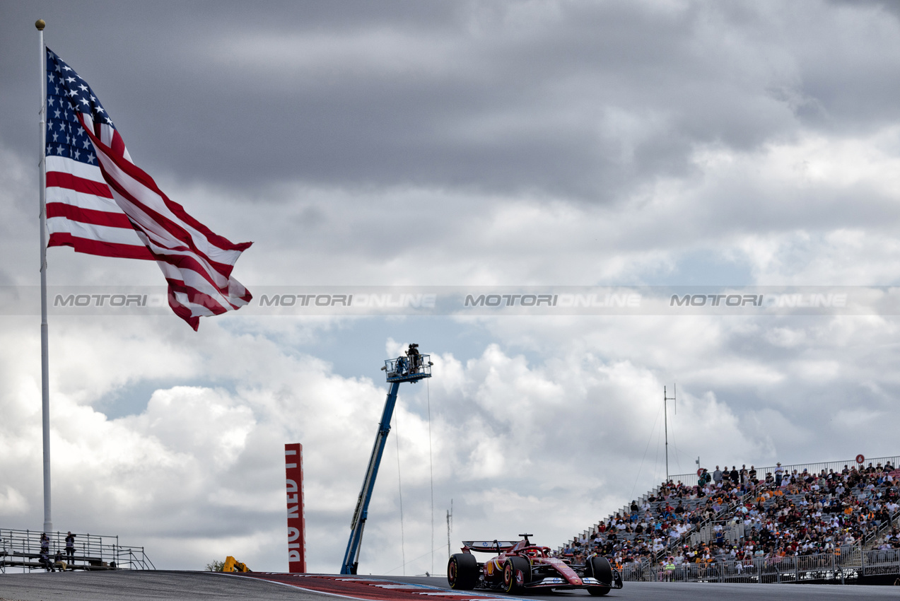 GP STATI UNITI, Charles Leclerc (MON) Ferrari SF-24.

18.10.2024. Formula 1 World Championship, Rd 19, United States Grand Prix, Austin, Texas, USA, Sprint Qualifiche Day

 - www.xpbimages.com, EMail: requests@xpbimages.com © Copyright: Rew / XPB Images