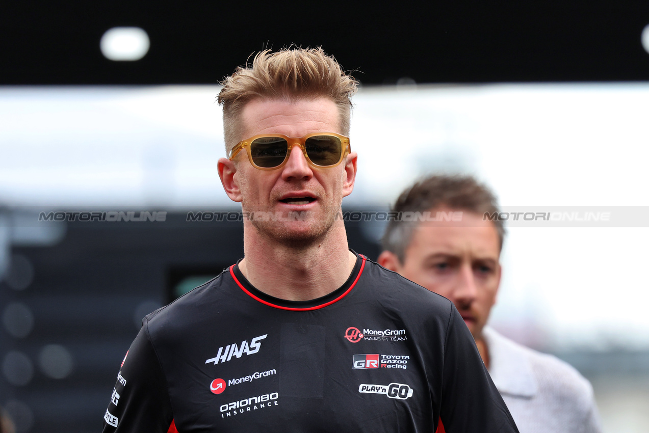 GP STATI UNITI, Nico Hulkenberg (GER) Haas F1 Team.

18.10.2024. Formula 1 World Championship, Rd 19, United States Grand Prix, Austin, Texas, USA, Sprint Qualifiche Day

 - www.xpbimages.com, EMail: requests@xpbimages.com © Copyright: Rew / XPB Images