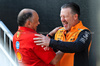 GP STATI UNITI, (L to R): Frederic Vasseur (FRA) Ferrari Team Principal with Zak Brown (USA) McLaren Executive Director.

18.10.2024. Formula 1 World Championship, Rd 19, United States Grand Prix, Austin, Texas, USA, Sprint Qualifiche Day

- www.xpbimages.com, EMail: requests@xpbimages.com © Copyright: Price / XPB Images