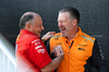 GP STATI UNITI, (L to R): Frederic Vasseur (FRA) Ferrari Team Principal with Zak Brown (USA) McLaren Executive Director.

18.10.2024. Formula 1 World Championship, Rd 19, United States Grand Prix, Austin, Texas, USA, Sprint Qualifiche Day

- www.xpbimages.com, EMail: requests@xpbimages.com © Copyright: Price / XPB Images