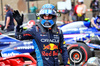 GP STATI UNITI, Max Verstappen (NLD) Red Bull Racing celebrates his pole position in Sprint qualifying parc ferme.

18.10.2024. Formula 1 World Championship, Rd 19, United States Grand Prix, Austin, Texas, USA, Sprint Qualifiche Day

- www.xpbimages.com, EMail: requests@xpbimages.com © Copyright: Batchelor / XPB Images