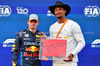 GP STATI UNITI, (L to R): Max Verstappen (NLD) Red Bull Racing is presented with the Pirelli Sprint Qualifiche Award by Leo Neugebauer (GER) Athlete.

18.10.2024. Formula 1 World Championship, Rd 19, United States Grand Prix, Austin, Texas, USA, Sprint Qualifiche Day

- www.xpbimages.com, EMail: requests@xpbimages.com © Copyright: Batchelor / XPB Images