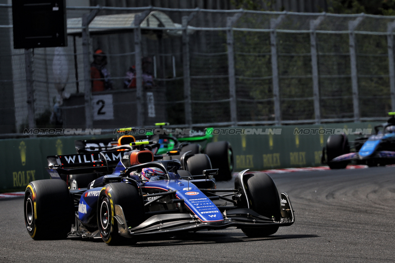 GP UNGHERIA, Logan Sargeant (USA) Williams Racing FW46.

21.07.2024. Formula 1 World Championship, Rd 13, Hungarian Grand Prix, Budapest, Hungary, Gara Day.

- www.xpbimages.com, EMail: requests@xpbimages.com © Copyright: Batchelor / XPB Images