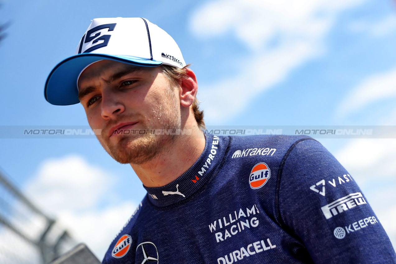 GP UNGHERIA, Logan Sargeant (USA) Williams Racing on the grid.

21.07.2024. Formula 1 World Championship, Rd 13, Hungarian Grand Prix, Budapest, Hungary, Gara Day.

- www.xpbimages.com, EMail: requests@xpbimages.com © Copyright: Bearne / XPB Images