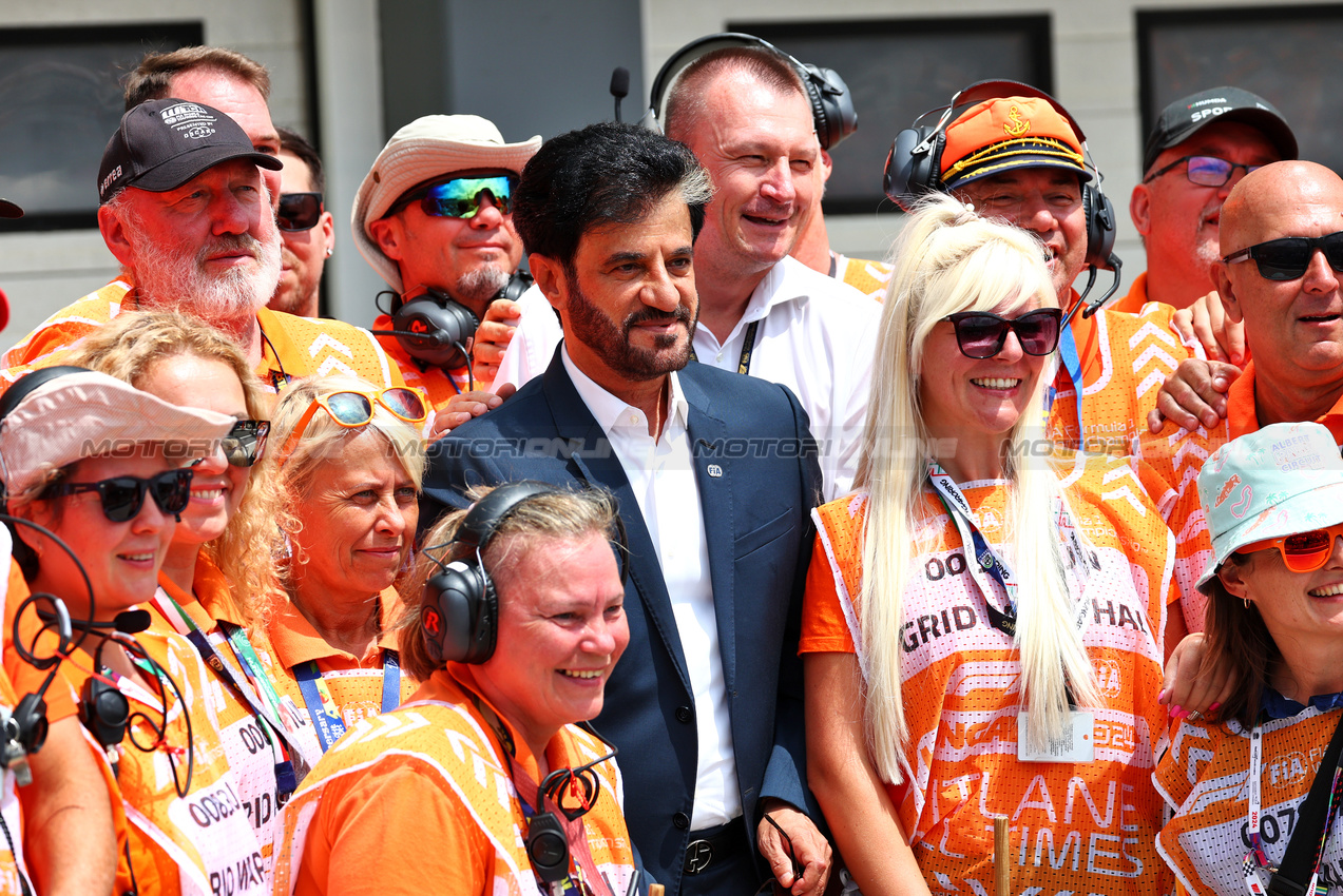 GP UNGHERIA, Mohammed Bin Sulayem (UAE) FIA President.

21.07.2024. Formula 1 World Championship, Rd 13, Hungarian Grand Prix, Budapest, Hungary, Gara Day.

 - www.xpbimages.com, EMail: requests@xpbimages.com © Copyright: Coates / XPB Images