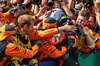 GP UNGHERIA, Gara winner Oscar Piastri (AUS) McLaren celebrates in parc ferme with the team.

21.07.2024. Formula 1 World Championship, Rd 13, Hungarian Grand Prix, Budapest, Hungary, Gara Day.

- www.xpbimages.com, EMail: requests@xpbimages.com © Copyright: Batchelor / XPB Images