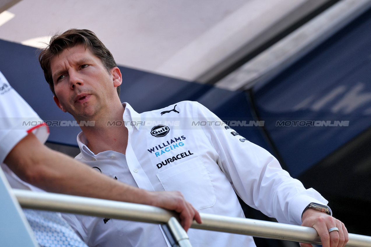 GP UNGHERIA, James Vowles (GBR) Williams Racing Team Principal.

18.07.2024. Formula 1 World Championship, Rd 13, Hungarian Grand Prix, Budapest, Hungary, Preparation Day.

- www.xpbimages.com, EMail: requests@xpbimages.com © Copyright: Bearne / XPB Images