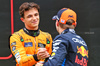GP UNGHERIA, (L to R): Lando Norris (GBR) McLaren celebrates his pole position in qualifying parc ferme with third placed Max Verstappen (NLD) Red Bull Racing.

20.07.2024. Formula 1 World Championship, Rd 13, Hungarian Grand Prix, Budapest, Hungary, Qualifiche Day.

- www.xpbimages.com, EMail: requests@xpbimages.com © Copyright: Batchelor / XPB Images