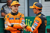 GP UNGHERIA, (L to R): Third placed Oscar Piastri (AUS) McLaren with pole sitter e team mate Lando Norris (GBR) McLaren in qualifying parc ferme.

20.07.2024. Formula 1 World Championship, Rd 13, Hungarian Grand Prix, Budapest, Hungary, Qualifiche Day.

- www.xpbimages.com, EMail: requests@xpbimages.com © Copyright: Batchelor / XPB Images