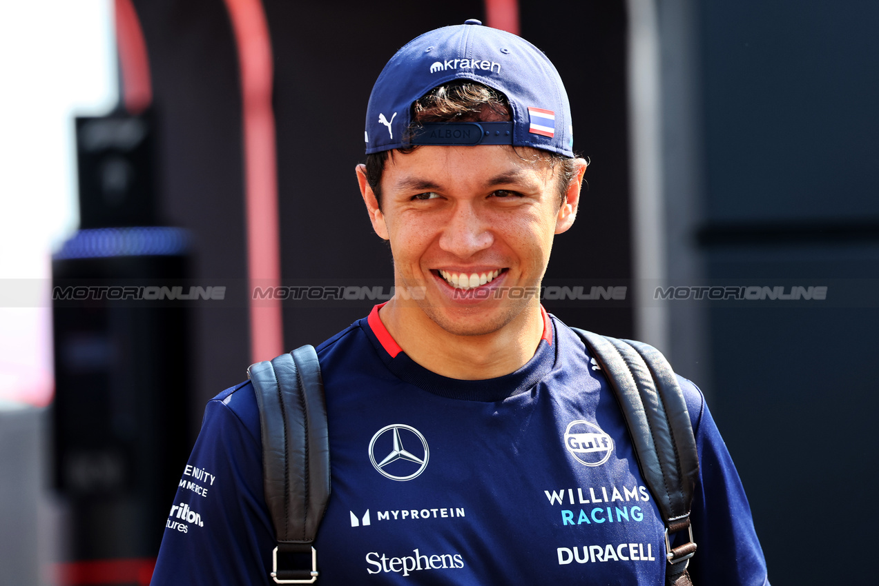 GP UNGHERIA, Alexander Albon (THA) Williams Racing.

19.07.2024. Formula 1 World Championship, Rd 13, Hungarian Grand Prix, Budapest, Hungary, Practice Day.

- www.xpbimages.com, EMail: requests@xpbimages.com © Copyright: Batchelor / XPB Images