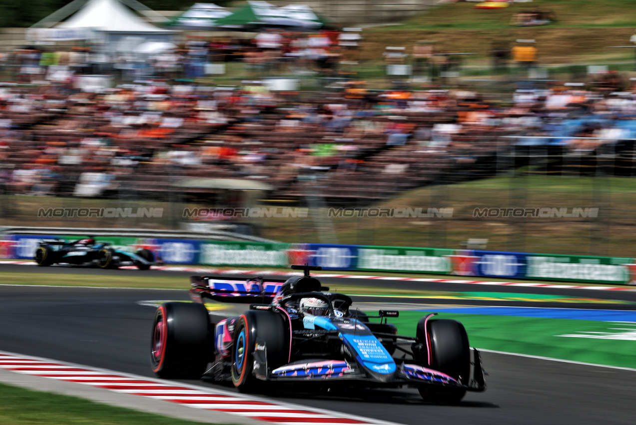 GP UNGHERIA, Esteban Ocon (FRA) Alpine F1 Team A524.

19.07.2024. Formula 1 World Championship, Rd 13, Hungarian Grand Prix, Budapest, Hungary, Practice Day.

 - www.xpbimages.com, EMail: requests@xpbimages.com © Copyright: Coates / XPB Images