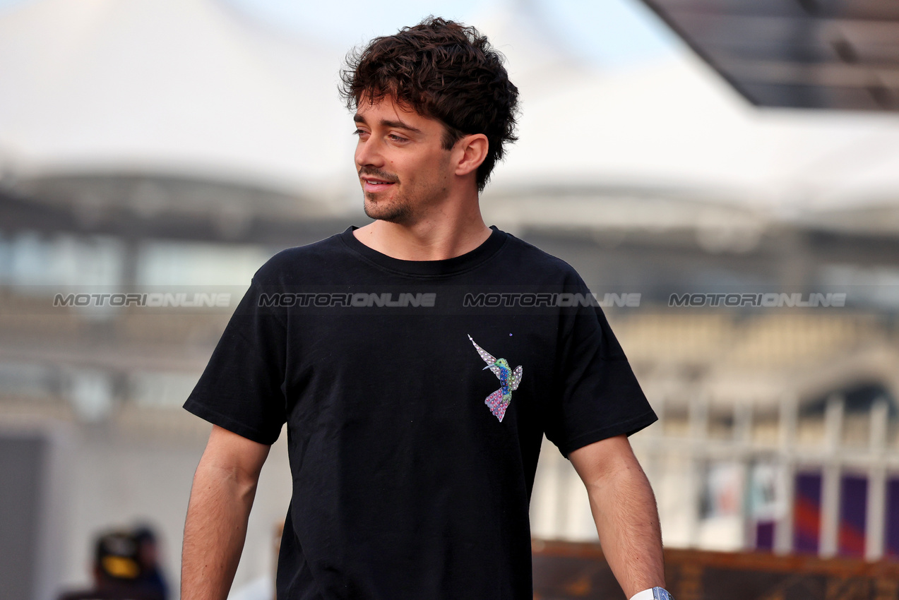 TEST ABU DHABI, Charles Leclerc (MON) Ferrari.

10.12.2024. Formula 1 Testing, Yas Marina Circuit, Abu Dhabi, Tuesday.

- www.xpbimages.com, EMail: requests@xpbimages.com © Copyright: Moy / XPB Images