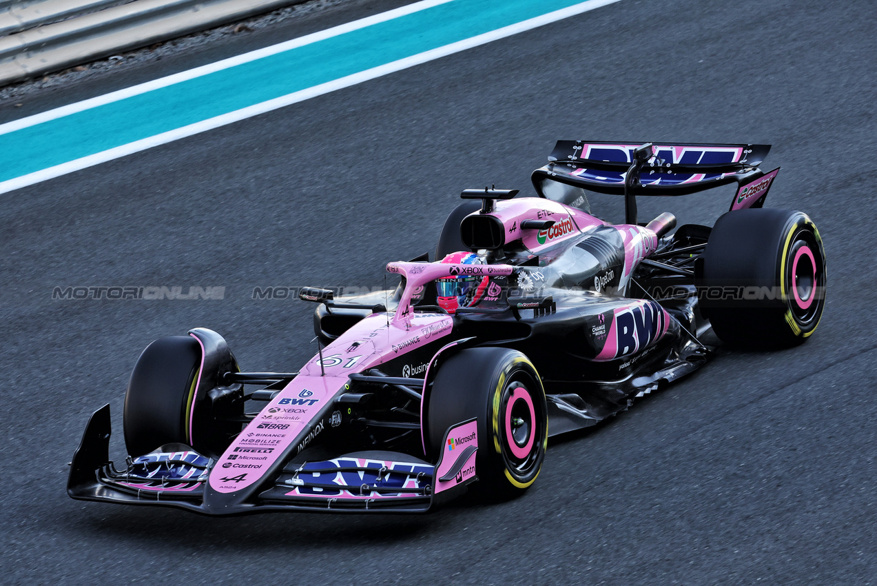 TEST ABU DHABI, Jack Doohan (AUS) Alpine F1 Team A524.

10.12.2024. Formula 1 Testing, Yas Marina Circuit, Abu Dhabi, Tuesday.

- www.xpbimages.com, EMail: requests@xpbimages.com © Copyright: Moy / XPB Images
