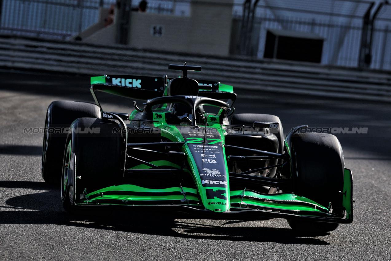 TEST ABU DHABI, Nico Hulkenberg (GER) Haas VF-24.

10.12.2024. Formula 1 Testing, Yas Marina Circuit, Abu Dhabi, Tuesday.

- www.xpbimages.com, EMail: requests@xpbimages.com © Copyright: Moy / XPB Images