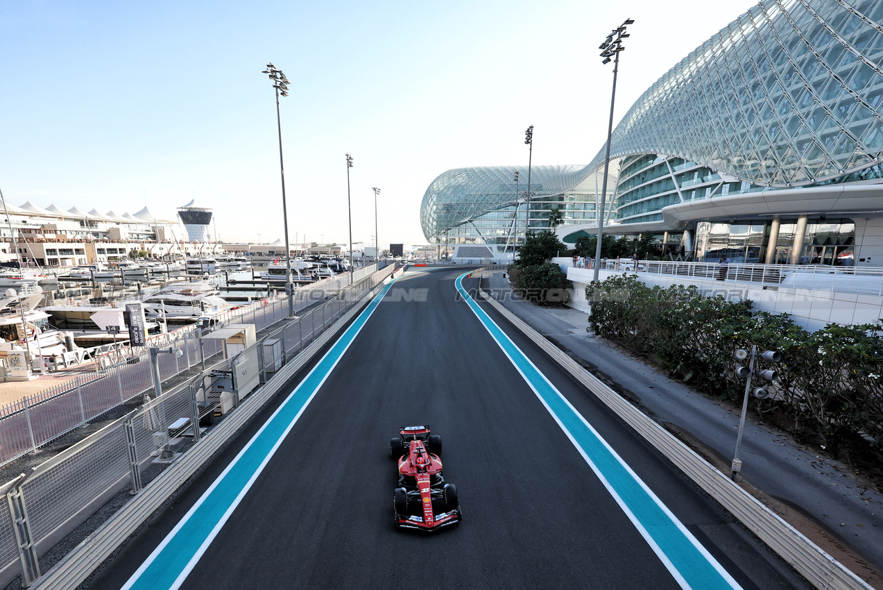 TEST ABU DHABI, Charles Leclerc (MON) Ferrari SF-24.

10.12.2024. Formula 1 Testing, Yas Marina Circuit, Abu Dhabi, Tuesday.

- www.xpbimages.com, EMail: requests@xpbimages.com © Copyright: Moy / XPB Images