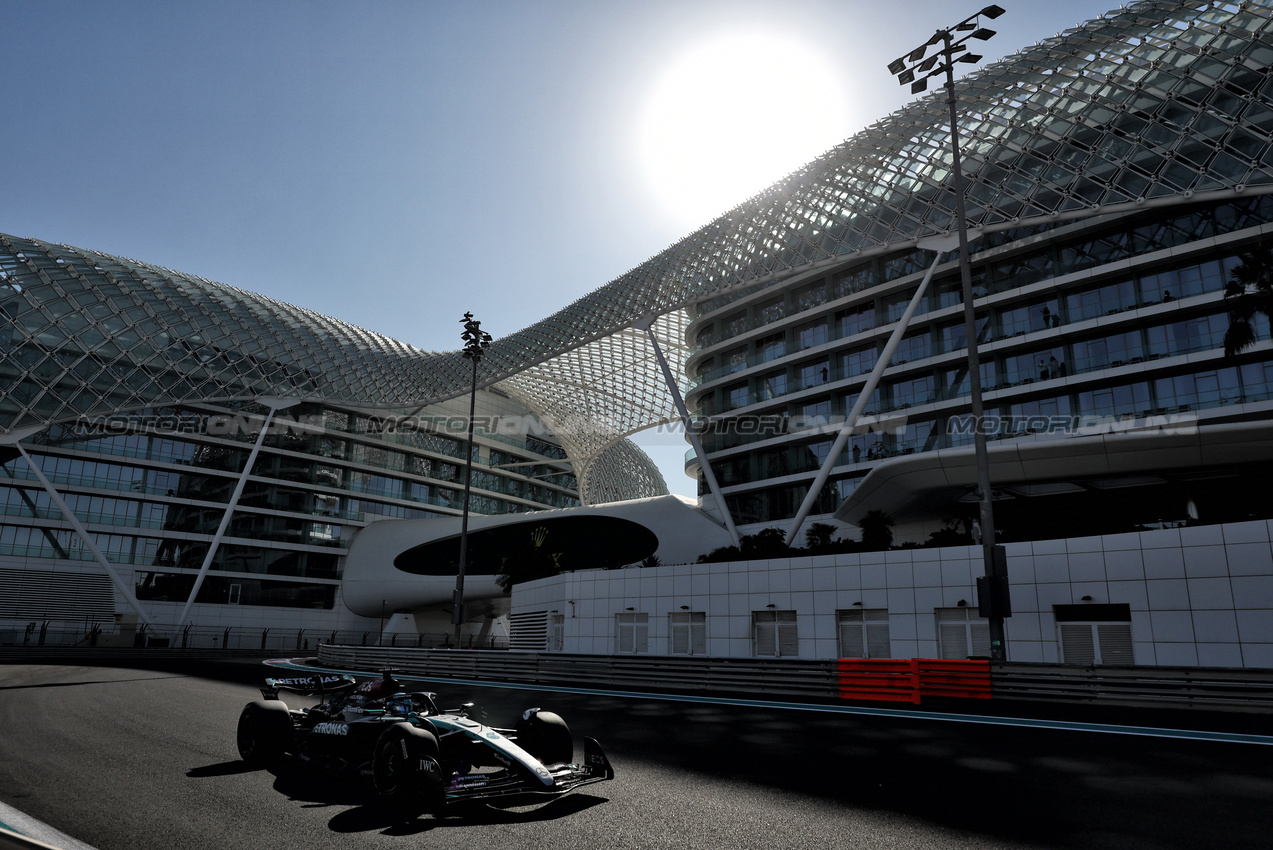 TEST ABU DHABI, George Russell (GBR) Mercedes AMG F1 W15.

10.12.2024. Formula 1 Testing, Yas Marina Circuit, Abu Dhabi, Tuesday.

- www.xpbimages.com, EMail: requests@xpbimages.com © Copyright: Moy / XPB Images