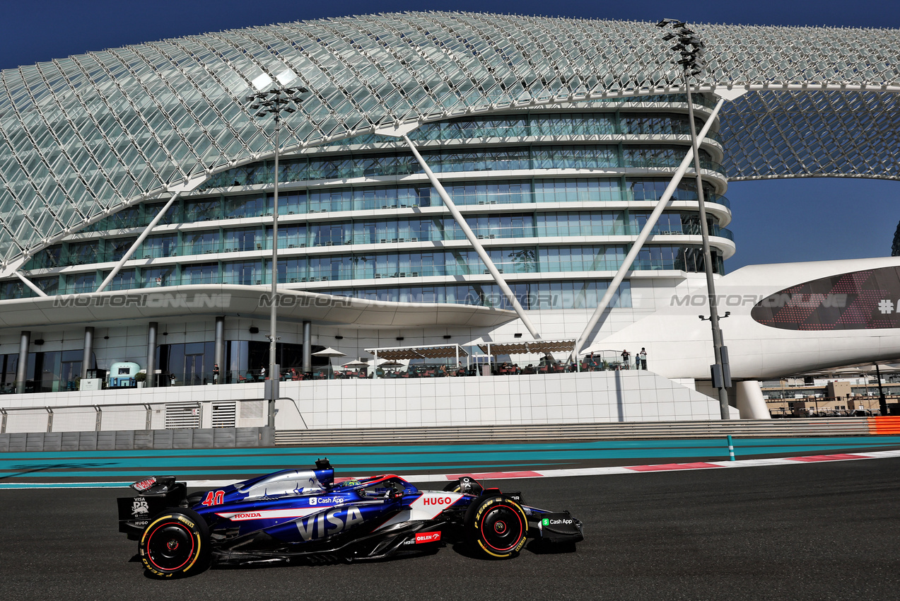 TEST ABU DHABI, Ayumu Iwasa (JPN) RB VCARB 01 Test Driver.

10.12.2024. Formula 1 Testing, Yas Marina Circuit, Abu Dhabi, Tuesday.

- www.xpbimages.com, EMail: requests@xpbimages.com © Copyright: Moy / XPB Images