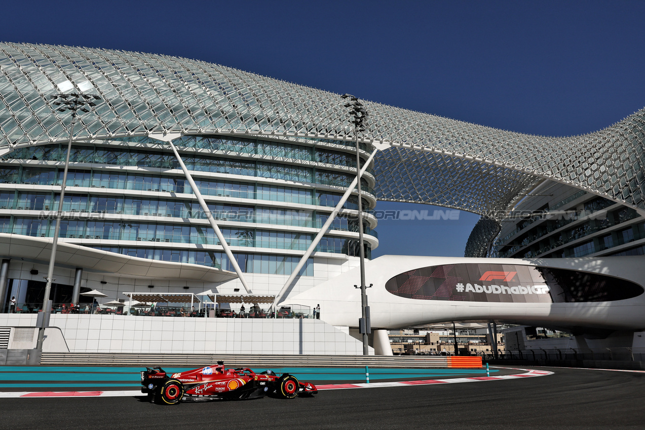 TEST ABU DHABI, Charles Leclerc (MON) Ferrari SF-24.

10.12.2024. Formula 1 Testing, Yas Marina Circuit, Abu Dhabi, Tuesday.

- www.xpbimages.com, EMail: requests@xpbimages.com © Copyright: Moy / XPB Images