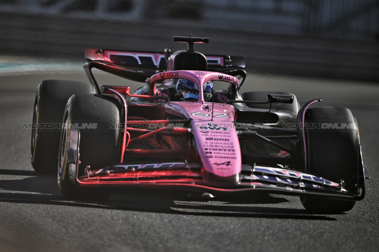TEST ABU DHABI, Paul Aron (EST) Alpine F1 Team A524.

10.12.2024. Formula 1 Testing, Yas Marina Circuit, Abu Dhabi, Tuesday.

- www.xpbimages.com, EMail: requests@xpbimages.com © Copyright: Price / XPB Images